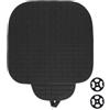 Wotrilw Cuscino Sedile Auto, Copertura Anteriore Guida, Protezione in Lino Traspirante Antiscivolo con Tasca, Tappetino Universale per Macchina, SUV, Van, Camion, Pendolarismo, 60 x 49 cm