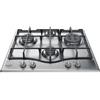 Hotpoint Ariston PRONTA CONSEGNA - SPEDIZIONE IMMEDIATA Piano cottura ad incasso 60 cm 4 fuochi Gas comandi frontali griglie in ghisa Hotpoint PCN 641 T\IX\HAR