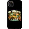 Visit the Shisa Factory Store Custodia per iPhone 11 Pro Max Okinawa Ryukyu Heritage Isola Shisa Giappone Kanji Souvenir
