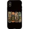 Funny Hunting Back To School Deer Huntin Custodia per iPhone X/XS Hunting Back To School - Zaino mimetico per studenti e cacciatori di cervi