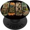 Funny Hunting Back To School Deer Huntin Hunting Back To School - Zaino mimetico per studenti e cacciatori di cervi PopSockets PopGrip Adesivo