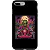 Halloween Glam Retro Vintage Comics Pop Custodia per iPhone 7 Plus/8 Plus Autista di auto da corsa Goblin Spettrale Spaventoso Orrore Infestato