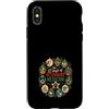 Vet Tech Veterinarian Christmas Apparel Custodia per iPhone X/XS 12 giorni di medicina veterinaria Vet Tech Natale