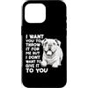 Regalo per il proprietario del cane, com Custodia per iPhone 16 Pro Max Bulldog inglesi Abbigliamento da passeggio Bulldog per