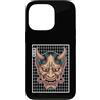 Japanese Aesthetic by Tokyo Waves Custodia per iPhone 13 Pro Yokai Oni Face Devil - Maschera per tatuaggi giapponesi