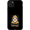 Schietwetter Schietegal Pinguin Custodia per iPhone 11 Pro Max Pinguino Pioggia Tempo Tiro Scaffale