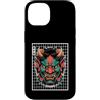 Japanese Oni Mask Aesthetic By TOKYO WAV Custodia per iPhone 14 Yokai Oni Face Devil - Maschera per tatuaggi giapponesi