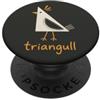 Geometric Bird Divertente uccello gioco di parole geometrico pollo Triangull PopSockets PopGrip Adesivo