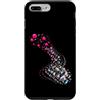 Pink Cowgirl Disco Custodia per iPhone 7 Plus/8 Plus Retro Disco Ball Polka Dots trasformandosi in piastrelle a specchio
