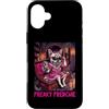 Halloween Glam Retro Vintage Comics Pop Custodia per iPhone 16 Plus Freaky Frenchie Ciclope Zombie Bulldog Francese Spettrale Spaventoso