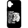 Regalo per il proprietario del cane, com Custodia per iPhone 16 Plus Bulldog inglesi Abbigliamento da passeggio Bulldog per