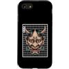 TOKYO WAVES Oni Mask Designs Custodia per iPhone SE (2020) / 7/8 Maschera giapponese del diavolo Hannya giapponese Oni Grid Yokai Oni