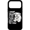 Regalo per il proprietario del cane, com Custodia per iPhone 17 Pro Max Bulldog inglesi Abbigliamento da passeggio Bulldog per