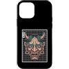 TOKYO WAVES Oni Mask Designs Custodia per iPhone 12 mini Maschera giapponese del diavolo Yokai del diavolo Hannya Giappone Oni