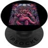 Halloween Glam Retro Vintage Comics Pop Maine Coon Medusa Zombie Non Morti Spettrale Spaventoso Orrore Infestato PopSockets PopGrip Adesivo