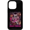 Halloween Glam Retro Vintage Comics Pop Custodia per iPhone 13 Pro Freaky Frenchie Ciclope Zombie Bulldog Francese Spettrale Spaventoso