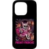 Halloween Glam Retro Vintage Comics Pop Custodia per iPhone 15 Pro Freaky Frenchie Ciclope Zombie Bulldog Francese Spettrale Spaventoso