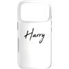 Beautiful Harry Designs for Her Custodia per iPhone 17 Pro Elegant Handwritten Font Harry Calligraphy