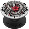 Asian Folklore Serpent Tattoo Designs Mitico drago Cherry Blossom Blackwork Ink PopSockets PopGrip Adesivo