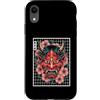 Japanese Aesthetic by Tokyo Waves Custodia per iPhone XR Maschera giapponese del diavolo Yokai del diavolo Hannya Giappone Oni
