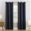 No. 918 Montego - Coppia di tende a pannelli, stile casual, semitrasparente, 121,9 x 160 cm, colore: blu navy