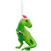 Hallmark Decorazione natalizia a forma di dinosauro con cappello di Babbo Natale, resina, divertente decorazione per albero