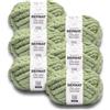 Bernat Blanket Extra Thick - Filato n. 7 Jumbo in poliestere, per lavorare a maglia e all'uncinetto, 6 gomitoli da 1,2 kg, 132 m ciascuno, 7,2 kg totali, verde giada