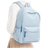 WISEPACK Zaino Scuola Zaino Donna da Viaggio Lmpermeabile B-Blu | Scomparto impermeabile per laptop da 15 pollici, ideale per gli studenti delle scuole medie in viaggio