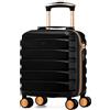 Flight Knight Valigia Da Viaggio Leggera 40x30x20 Cm Bagaglio A Mano Guscio Rigido Con Maniglia Telescopica In Alluminio 8 Ruote Spinner Serratura TSA Approvata EasyJet Vueling Wizz Air