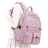 WISEPACK Zaino Scuola Zaino Donna da Viaggio Lmpermeabile A-Viola | Scomparto impermeabile per laptop da 15 pollici, ideale per gli studenti delle scuole medie in viaggio