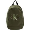 Calvin Klein zaino per il tempo libero con scomparto per laptop Sport Essential Round Backpack Burnt Olive verde