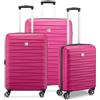 MODO by Roncato HOUSTON 2.0 SET VALIGIE (Grande, Medio, Cabina) - Magenta