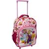 CARTOON Zaino Trolley Disney Principesse Bambina Asilo 2 Scomparti 30 x 24 x 17 cm