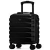 Flight Knight Valigia Da Viaggio Leggera 40x30x20 Cm Bagaglio A Mano Guscio Rigido Con Maniglia Telescopica In Alluminio 8 Ruote Spinner Serratura TSA Approvata EasyJet Vueling Wizz Air