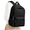WISEPACK Zaino Scuola Zaino Donna da Viaggio Lmpermeabile B-Nero | Scomparto impermeabile per laptop da 15 pollici, ideale per gli studenti delle scuole medie in viaggio