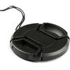 RGBS 1pcs Universale Centro Pizzico Snap-on Anteriore Lens Cap 40.5mm 46mm 49mm 52mm 58mm 62mm 67mm 72mm 77mm 82mm Per Canon Nikon Sony Pentax Olympus Fuji Camera con Corda (58mm)