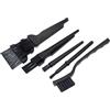Angoily Kit Spazzola per Tastiera Anti Statico 10 in 1, Nero | Nylon e Plastica, Portatile e Leggero, per Piccoli Spazi, Accessorio per Pulizia Computer
