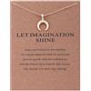 Self-Discovery Mala Collana Ispirazionale per Donne - Pendente Unico in Oro, Gioiello Spirituale Regalo