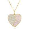GAVU Collana da Donna con Ciondolo Cuore, Collana Argento 925 Donna, Collana Oro Donna, Collana Yin Yang