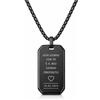 Collana dream Collana Personalizzata Uomo Donna in Acciaio Inossidabile - Piastrina Incisione Fronte e Retro - Ciondolo Personalizzabile con Nome, Data o Dedica - Idea Regalo per Lui e Lei