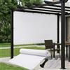 AJALGZ Tenda a Vela Rettangolare 2.1x6.7m | Impermeabili Tenda Ombreggiante de Esterno, PES Poliéster Protezione UV Al 95% | Telo Parasole Alta Qualità per Giardino e Terrazza, Balconi, Bianco