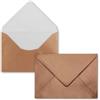 FarbenFroh by GUSTAV NEUSER 25x Buste B6-17,6 x 12,5 cm - rame - colla umida con lembo a punta - 90 g/m² - per matrimoni, biglietti d'auguri, inviti