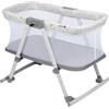 Safety 1st Morning Star Culla Neonato Portatile 2 in 1, Culla da Viaggio, Funzione Dondolo, Pieghevole, con Materassino, Zanzariera e Borsa da Viaggio Inclusa, per Bambini 0-9 kg, Geometric