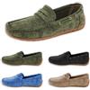 Mocassini Uomo Estivi Scamosciati Scarpe Comode Casual Laccetti Camoscio VEQUE