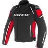 DAINESE Giacca Moto Tessuto Dainese RACING 3 D-DRY® JACKET Nero Rosso