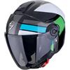 SCORPION Casco Jet EXO-CITY II BLUR Nero Bianco Verde