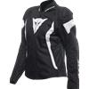 DAINESE Giacca moto donna Tessuto AVRO 5 Nero Bianco Certificata