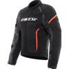 DAINESE Giacca moto estiva DAINESE AIR FRAME 3 TEX JACKET Nero/Rosso Fluo