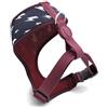 MORSO® Pettorina traspirante Air Mesh, per cani di taglia piccola, blu e bordeaux, tg S