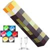 Kayuneed Lampada da parete 28 cm lampada notturna ricaricabile USB Miner Game LED 7 colori a mano o a parete illuminazione comodino per bambini regali camera e feste